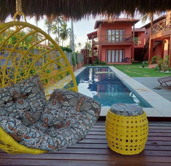 تختخواب و صبحانه Pousada Flor De Lena  Suíte Lírio  Icaraizinho