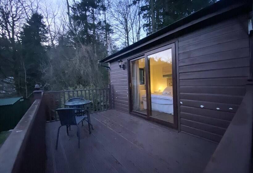 Stunning 4 Bedroom Cabin With Hot Tub In Beattock!