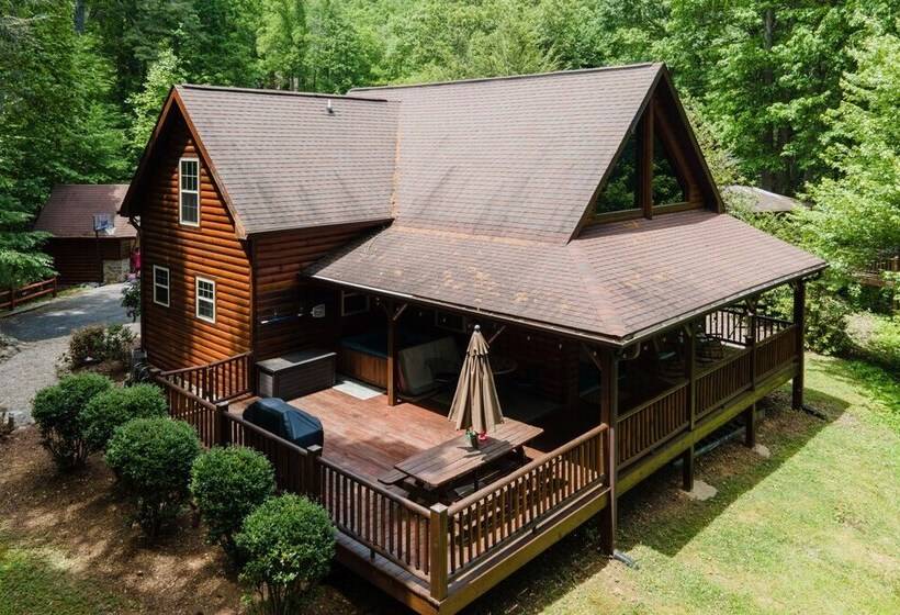 Tree Top Lodge   Gorgeous Lake Cabin With Hot Tub & Magnificent Views Of Forests And Mountains! 3 Be