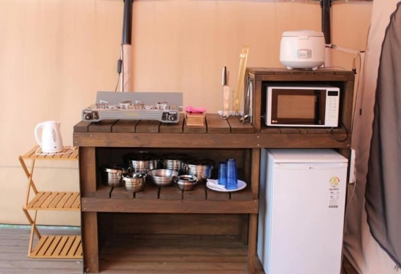 ペンション Muju Ppalgang Chima Resort Glamping