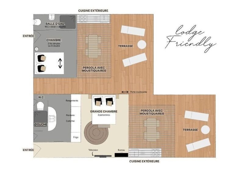 酒店 Lodges De Camargue