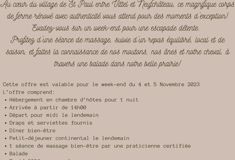 بنسيون La Ferme Des 3 Suissesses