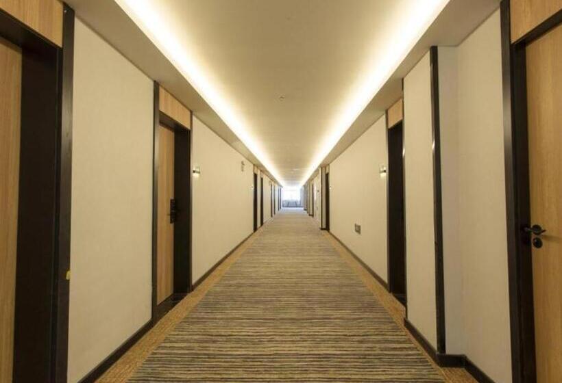 בית מלון כפרי Greentree Inn Express Shandong Zaozhuang Shizhong District Huashan Road Ginza