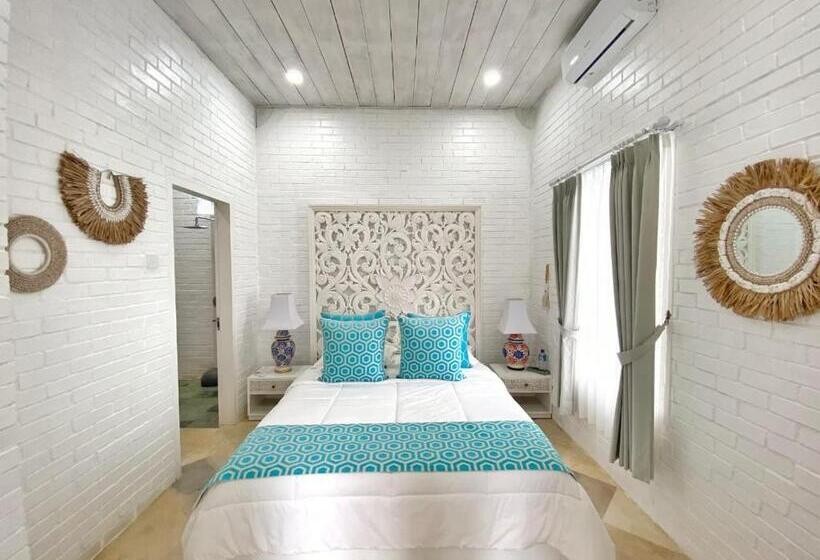 민박 Piramida S White Villa S Bali   Joglo