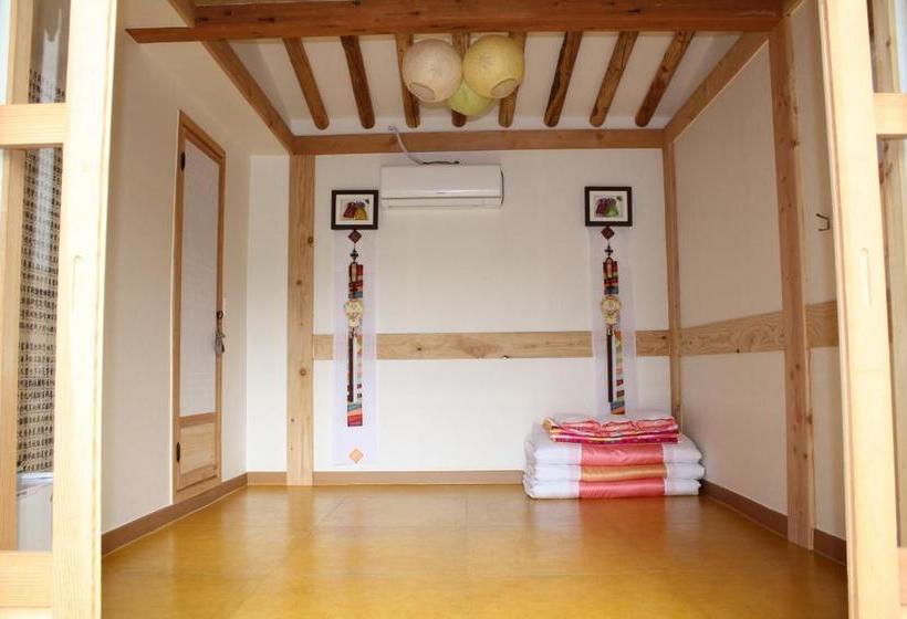פנסיון Jeonju Hanok Maeul Hongran Mideok Hanok