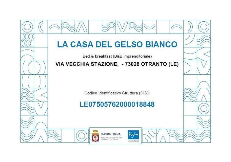 تختخواب و صبحانه La Casa Del Gelso Bianco