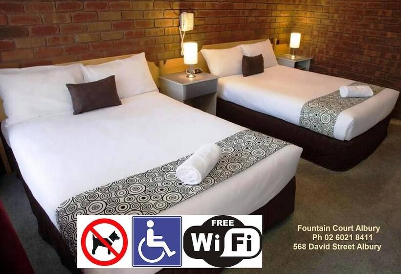فندق على الطريق Fountain Court Motor Inn Albury