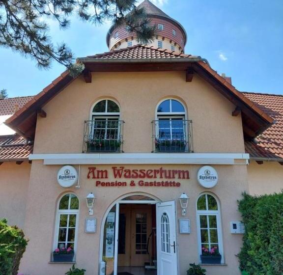 酒店 Am Wasserturm Pension