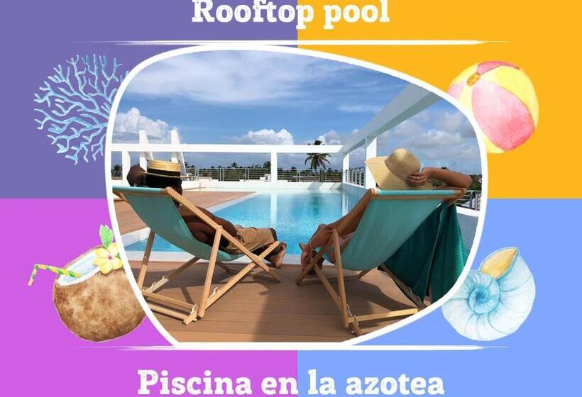Rooftop Pool Ducassi Studio Suites Deluxe Hotel Beach Club & Spa