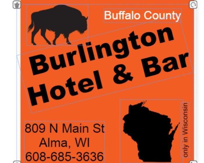 호스텔 The Burlington Hotel & Bar   Alma Wi