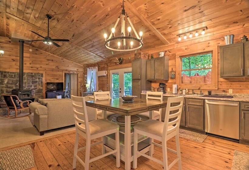 Rustic Yet Cozy Cabin W/ Fire Pit In Smokies!