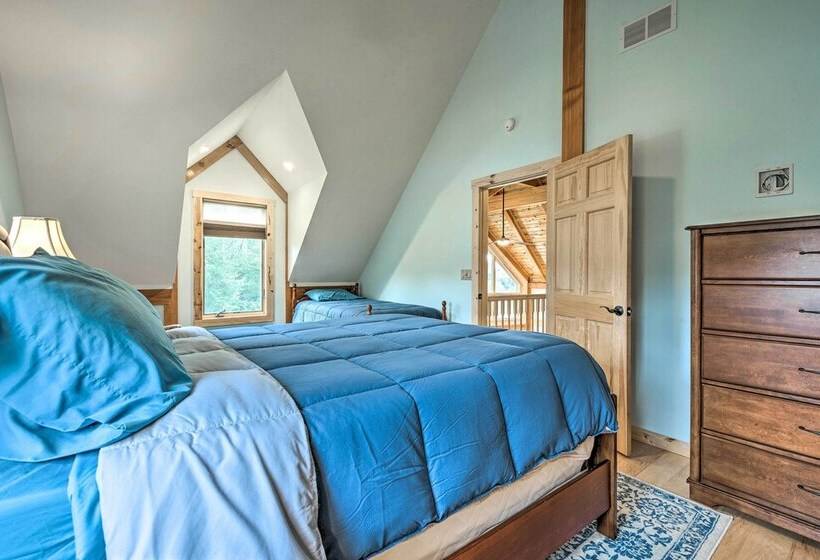 Spacious & Secluded Forksville Home: Fire Pit