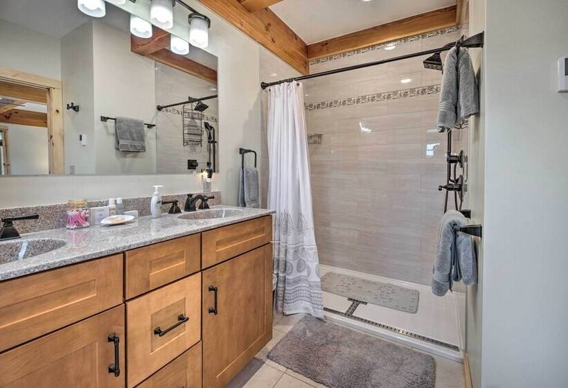 Spacious & Secluded Forksville Home: Fire Pit