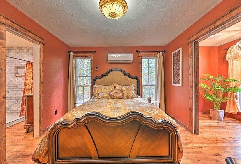 Tudor Style Broken Bow Cottage W/ Hot Tub & Decks!