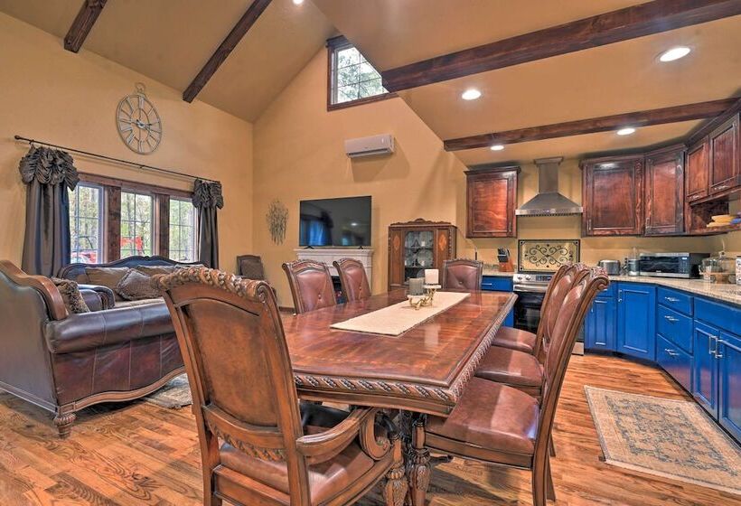 Tudor Style Broken Bow Cottage W/ Hot Tub & Decks!