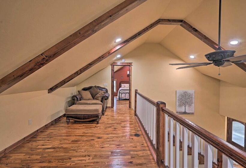 Tudor Style Broken Bow Cottage W/ Hot Tub & Decks!