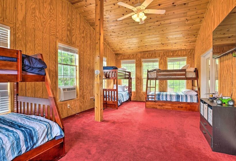 Grand Rogers Lake Home W/ Game Room & Scenic Views