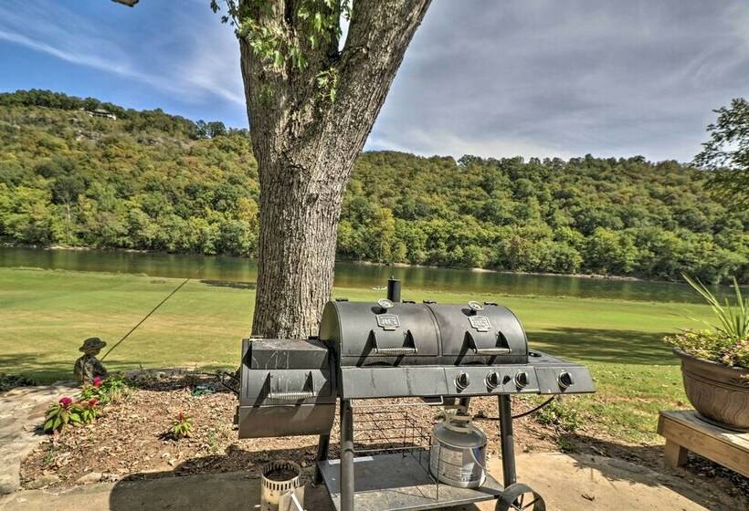 Large Home On White River W/ Fire Pit & Grill!