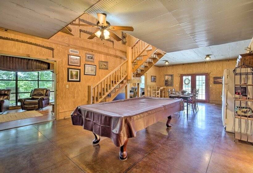 River Bend Lodge  Heflin Home In The Woods!
