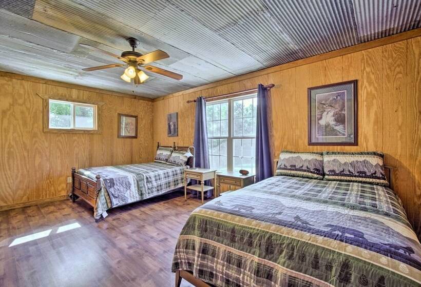 River Bend Lodge  Heflin Home In The Woods!