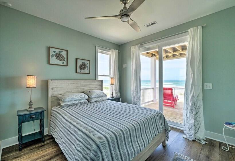 Beachfront Oasis W/ 2 Large Decks, Bbq & Views!