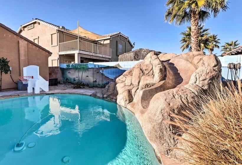 Maricopa Home W/ Swim Up Bar, Heated Pool & Slide