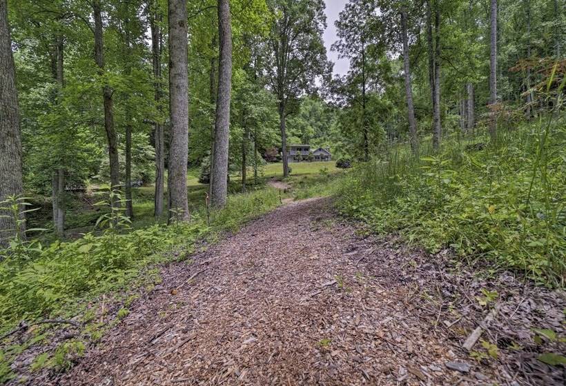 Bryson City Home W/ Private Fire Pit & Creek!