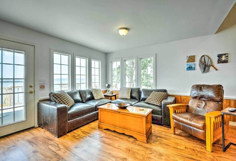 Coastal Escape: Bayfront Home W/ Dock & Views