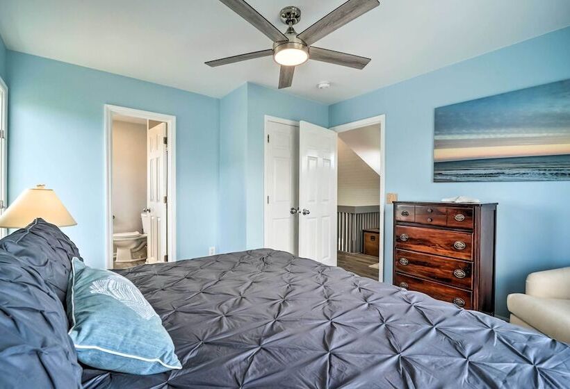 Oceanside Oak Island Getaway: For Families & Pets!