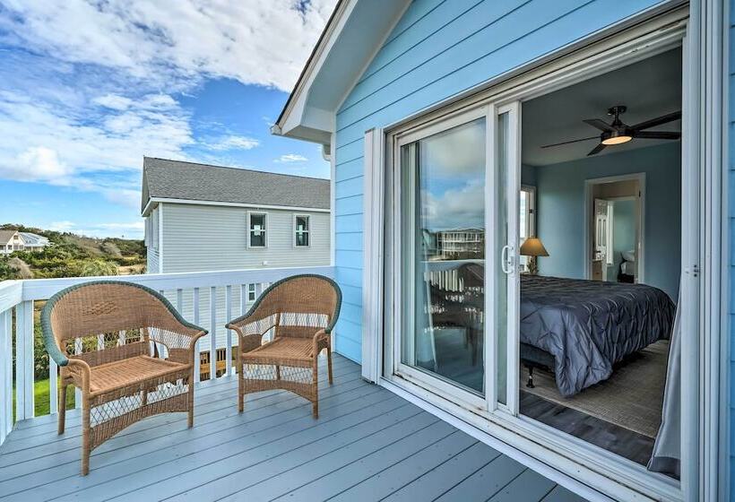 Oceanside Oak Island Getaway: For Families & Pets!