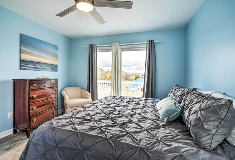 Oceanside Oak Island Getaway: For Families & Pets!