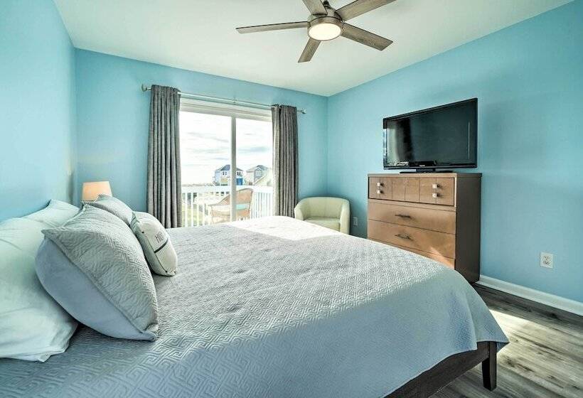 Oceanside Oak Island Getaway: For Families & Pets!