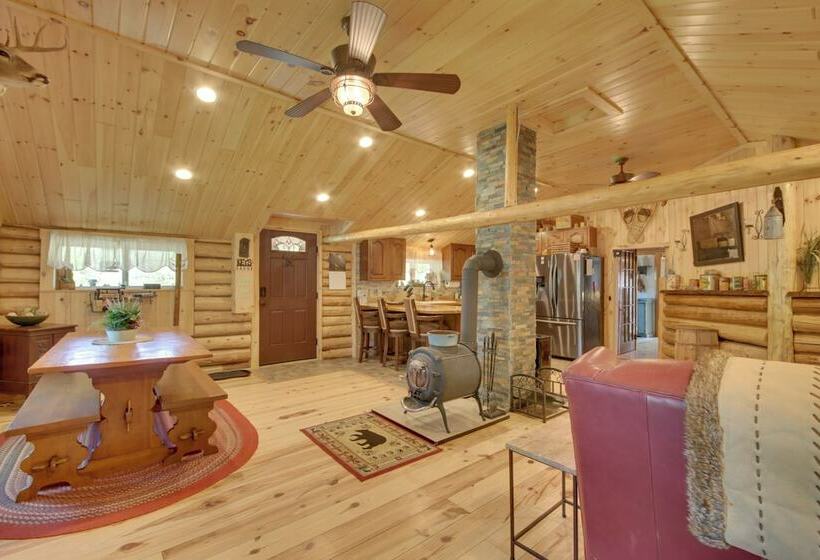 Unique Maine Log Cabin W/ Trout Ponds & Sauna!