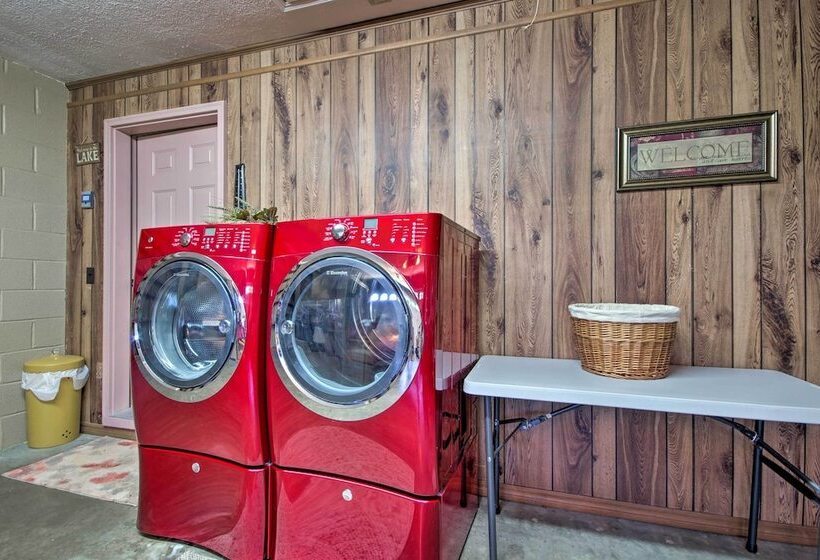 Lake Norfork Home W/waterview Patio + Balcony