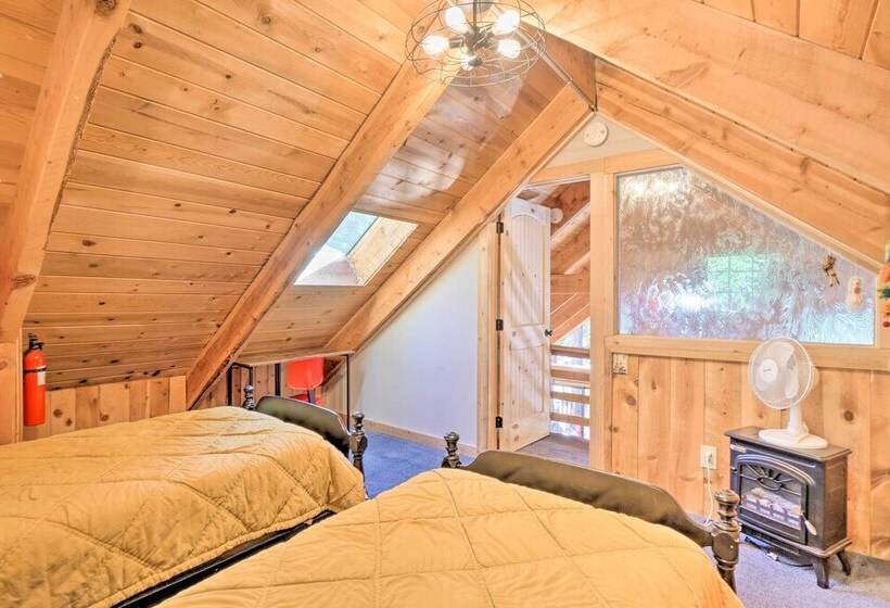 Alma  Cloud 9 Cabin  W/ Fireplace & Wooded Views!