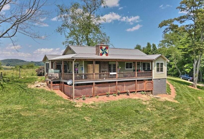 Charming Galax Retreat W/ Wraparound Deck!