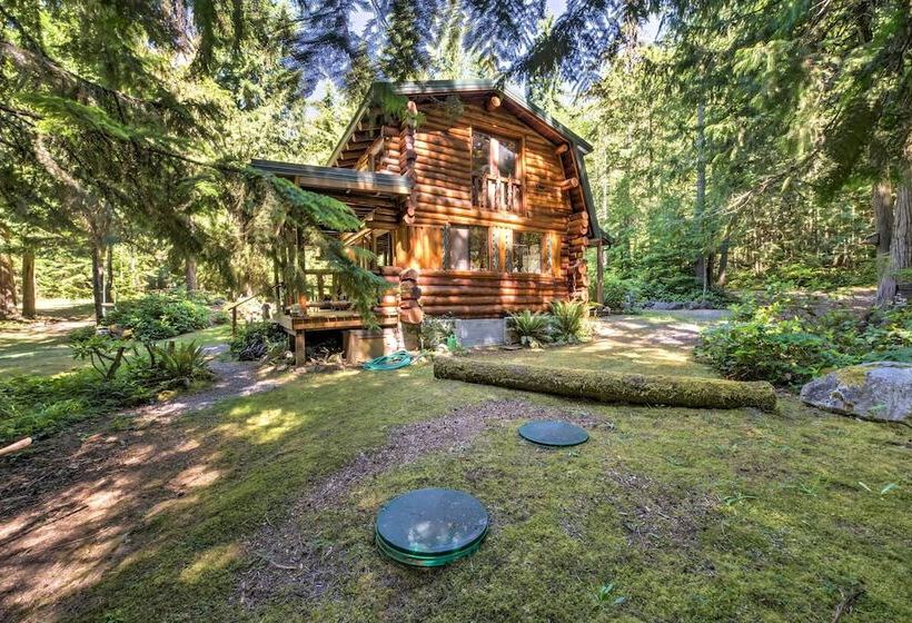 Rustic Sequim Cabin W/ Fire Pit & Forested Views!