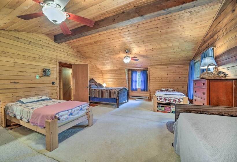 Scenic Creekside Cabin W/ Wraparound Porch!