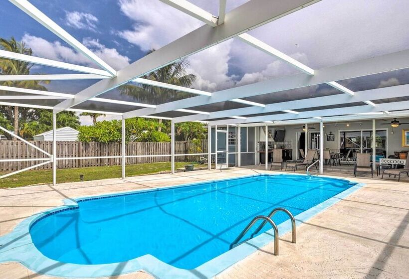 Tropical Landing  Stuart Home W/ Pool + Grill!