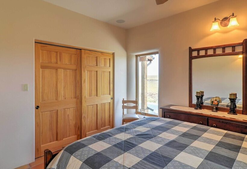 Traditional Taos Home: 26 Acres W/ Mountain Views