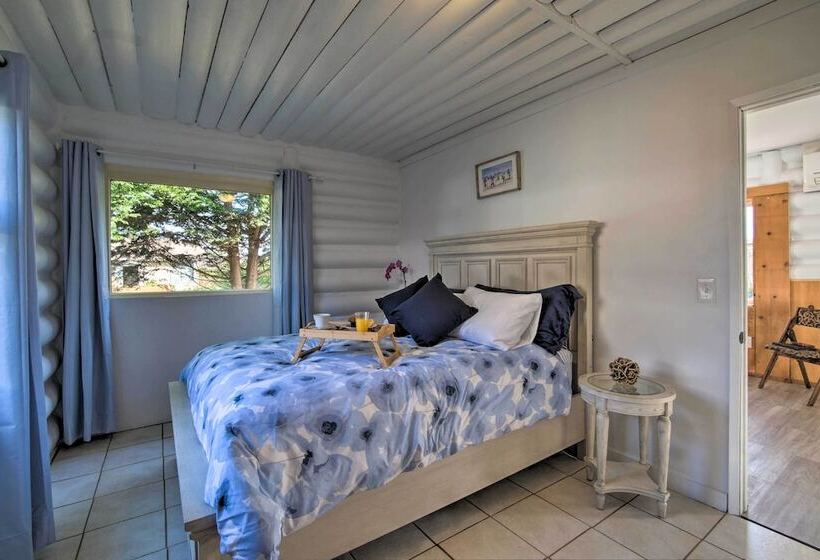 Unique Dog Friendly Log Cabin: Short Walk To Ocean