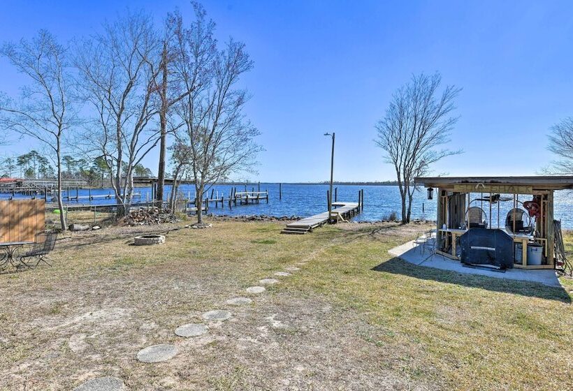 Updated Waterfront Escape W/ Dock & Fire Pit
