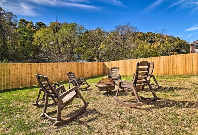 Chic Spacious Avl Oasis W/ Hot Tub & Fire Pit