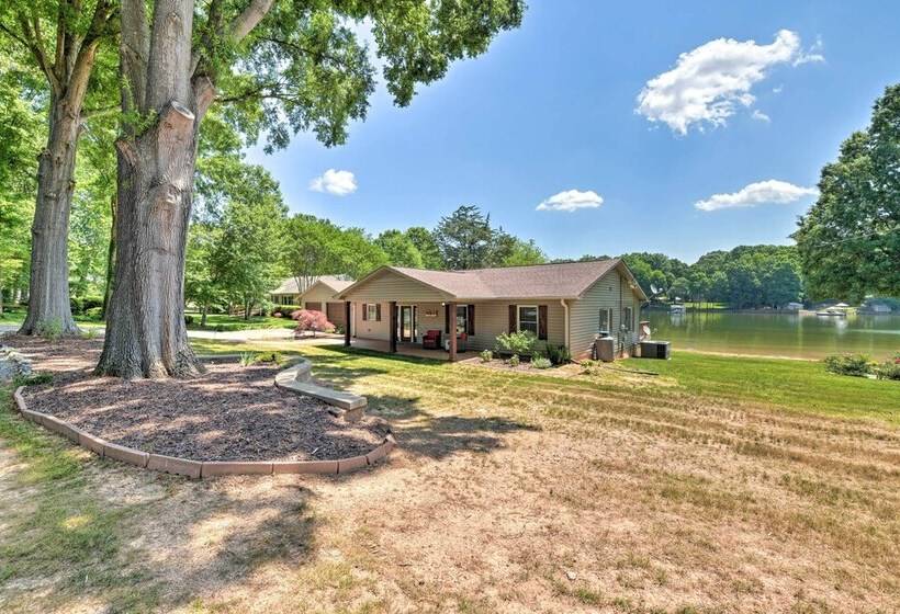 Waterfront Home W/ Private Beach On Lake Norman!