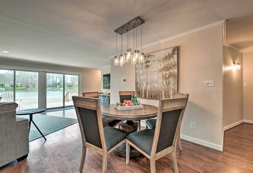 Waterfront Home W/ Private Beach On Lake Norman!