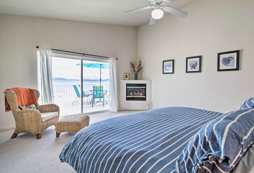 Spacious Lakeport Home W/ Dock & Mtn Views!