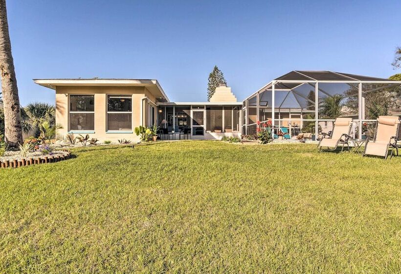 Sunny + Alluring Englewood Retreat W/ Dock!