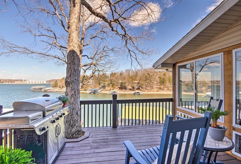 Private Boat Dock: Bright Lake Ozark Home!