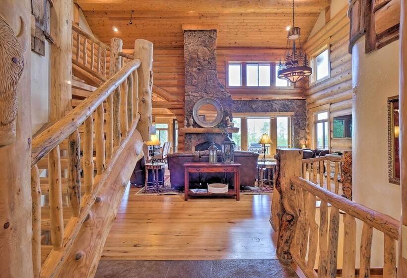 22str 00506 Fairplay Log Cabin: 26 Mi To Breck!