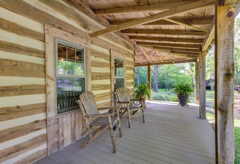 Restored Buchanan Log Cabin On 9 Mile Creek!